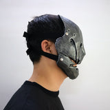 -High quality resin face mask with adjustable straps. One size fits most adults and teens. Free shipping from abroad with average delivery to the US in 2-4 weeks. Halloween costume cosplay butcher videogame character mask-