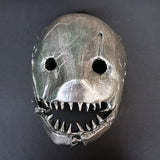 -High quality resin face mask with adjustable straps. One size fits most adults and teens. Free shipping from abroad with average delivery to the US in 2-4 weeks. Halloween costume cosplay butcher videogame character mask-