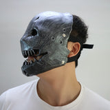 -High quality resin face mask with adjustable straps. One size fits most adults and teens. Free shipping from abroad with average delivery to the US in 2-4 weeks. Halloween costume cosplay butcher videogame character mask-