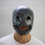 -High quality resin face mask with adjustable straps. One size fits most adults and teens. Free shipping from abroad with average delivery to the US in 2-4 weeks. Halloween costume cosplay butcher videogame character mask-