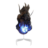 Floating Flame Ball Cosplay SFX Hand Prop - Free Shipping-Unique floating fireball cosplay photo prop accessory giving appearance of a rising flame hovering above the hand. 4 colors: orange/gold, green, blue and black. Made of sturdy, flexible, and durable materials. Looks great with the lights on or off. Halloween costume cosplay anime superhero flames fire special effect-Black-Abroad-