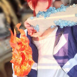 Floating Flame Ball Cosplay SFX Hand Prop - Free Shipping-Unique floating fireball cosplay photo prop accessory giving appearance of a rising flame hovering above the hand. 4 colors: orange/gold, green, blue and black. Made of sturdy, flexible, and durable materials. Looks great with the lights on or off. Halloween costume cosplay anime superhero flames fire special effect-