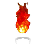Floating Flame Ball Cosplay SFX Hand Prop - Free Shipping-Unique floating fireball cosplay photo prop accessory giving appearance of a rising flame hovering above the hand. 4 colors: orange/gold, green, blue and black. Made of sturdy, flexible, and durable materials. Looks great with the lights on or off. Halloween costume cosplay anime superhero flames fire special effect-Orange-Abroad-