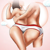 Sex Briefs Couples Underwear - Free Shipping-Unique pair of unisex double underwear with 4 leg holes. Can be worn face-to-face or back-to-back. Great quirky or kinky prop for party games or intimate sexual play. Now you can literally get in their pants or they can get in yours! funny weird sexy kink underpants wtf gag gift costume panties novelty lingerie-