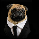 Funny Business Pug Figurine with Removable Sunglasses-