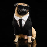 Funny Business Pug Figurine with Removable Sunglasses-