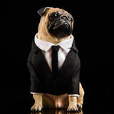 Funny Business Pug Figurine with Removable Sunglasses-