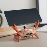 Crab Phone Stand and Bluetooth Speaker-High quality crab shaped bluetooth audio speaker and universal phone stand. Good volume and sound. ~6 x 5 with 52mm/2" speaker. Free shipping. Funny wireless rechargeable audio phone holder realistic crab claws crabby gift florida maryland alaska louisiana seattle alabama oregon california seafood office desk decor -