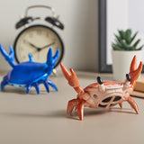 Crab Phone Stand and Bluetooth Speaker-High quality crab shaped bluetooth audio speaker and universal phone stand. Good volume and sound. ~6 x 5 with 52mm/2" speaker. Free shipping. Funny wireless rechargeable audio phone holder realistic crab claws crabby gift florida maryland alaska louisiana seattle alabama oregon california seafood office desk decor -