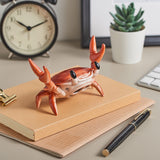 Crab Phone Stand and Bluetooth Speaker-High quality crab shaped bluetooth audio speaker and universal phone stand. Good volume and sound. ~6 x 5 with 52mm/2" speaker. Free shipping. Funny wireless rechargeable audio phone holder realistic crab claws crabby gift florida maryland alaska louisiana seattle alabama oregon california seafood office desk decor -