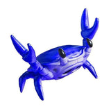 Crab Phone Stand and Bluetooth Speaker-High quality crab shaped bluetooth audio speaker and universal phone stand. Good volume and sound. ~6 x 5 with 52mm/2" speaker. Free shipping. Funny wireless rechargeable audio phone holder realistic crab claws crabby gift florida maryland alaska louisiana seattle alabama oregon california seafood office desk decor -Blue-