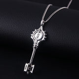 -High quality Doom Eternal Slayer Key necklace. Full size 3D replica key pendant measures roughly 6.8x2.1cm / 2.7x0.83in. Free shipping with average delivery in 2 weeks. Doom series videogame gamer gaming prop replica collectors accessory jewelry demon hellspawn hell door doomguy UAC space marine gift stocking stuffer.-