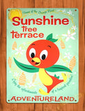 -Metal sign with quality printing, folded edges, rounded corners and 4 holes for hanging. Measures roughly 20x30cm / 7.9x11.8in. Free shipping from abroad with average delivery to the US in 2-3 weeks. Retro vintage disney world magic kingdom theme parks orange bird adventureland florida citrus rare wall art WDW gift-