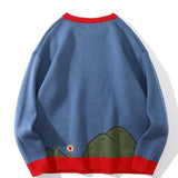 -Unique, soft and comfortable unisex knit pullover sweater. See size chart. Free shipping from abroad. Bizarre wtf alternate reality retro vintage videogame parody harajuku Japanese streetwear videogame jumper super mary weird mario chicken parody 8bit 16bit gamer gaming fried chicken mens womens sweater-