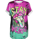 Stay Weird Graphic Tee Innergalactic Retro 90s Alternative Psychedelic-S-