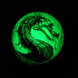 Mortal Kombat Glow-in-the-Dark Dragon Logo Pendant Necklace-