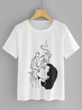 Love is Smoke... Fume of Sighs Tee - Gothic Punk Grunge Fashion Shirt-