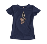 -Women (Fitted)-Navy-S-