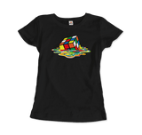 -Women (Fitted)-Black-S-