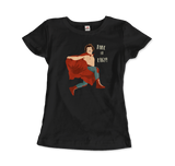 -Women (Fitted)-Black-S-