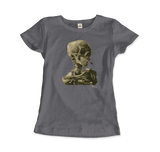 Van Gogh 1886 Smoking Skeleton Graphic Tee-Super soft and smooth 100% ringspun combed cotton tee, preshurnk with shoulder to shoulder taping, seamless collar and double needle hems. High quality colorfast, fade resistant print. Free shipping worldwide from the USA.
-