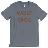 -Unisex style, crew neck, short sleeve Bella + Canvas t-shirt. Made of super soft, combed and ring-spun cotton. Ethically dyed, cut and printed in the USA.

funny mens tee law and order meme joke tv executive producer furry prowl furries casual wolves sheeps clothing television knot-Steel Blue-Extra Small (XS)-