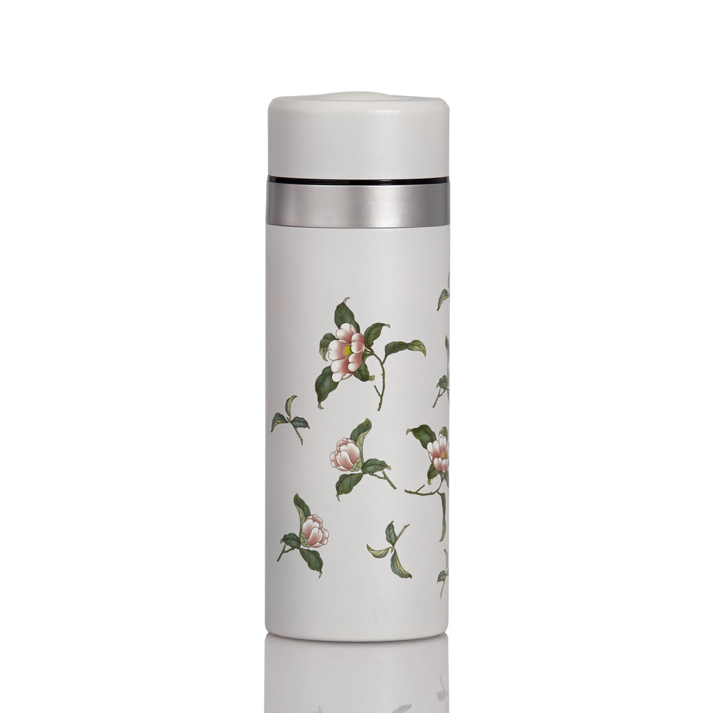 -White with Floral Decals-6945035207588