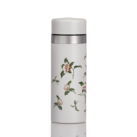 -White with Floral Decals-6945035207588