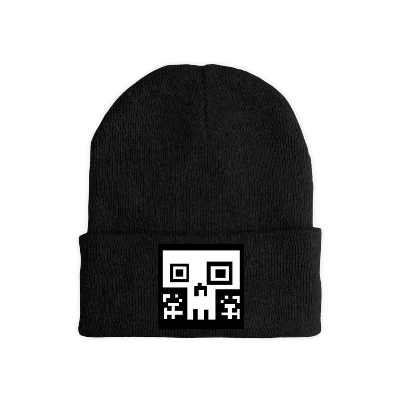 -Super comfy embroidered unisex beanie. One size fits most. Brand new. Made-to-order and typically ships in 3-5 business days from the USA.

funny jailbreak emoji hacker movie prop replica cosplay skull symbol beanie cap hat unisex men womens kids. -Black-