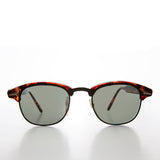 -Tortoise / Black / Green Lens-