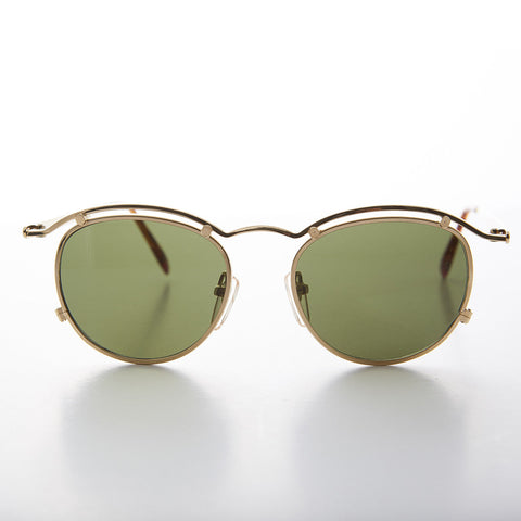 -Gold / Green Lens-