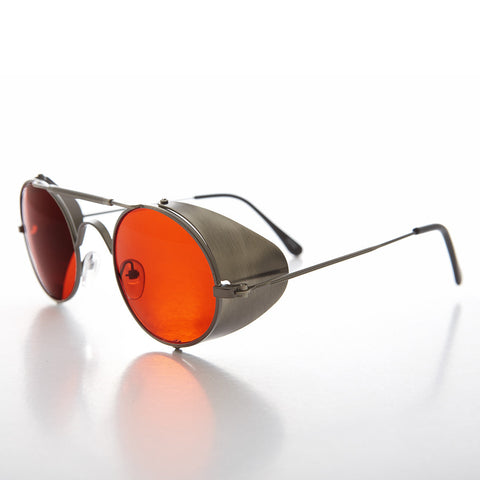-Gun Metal / Red Lens-