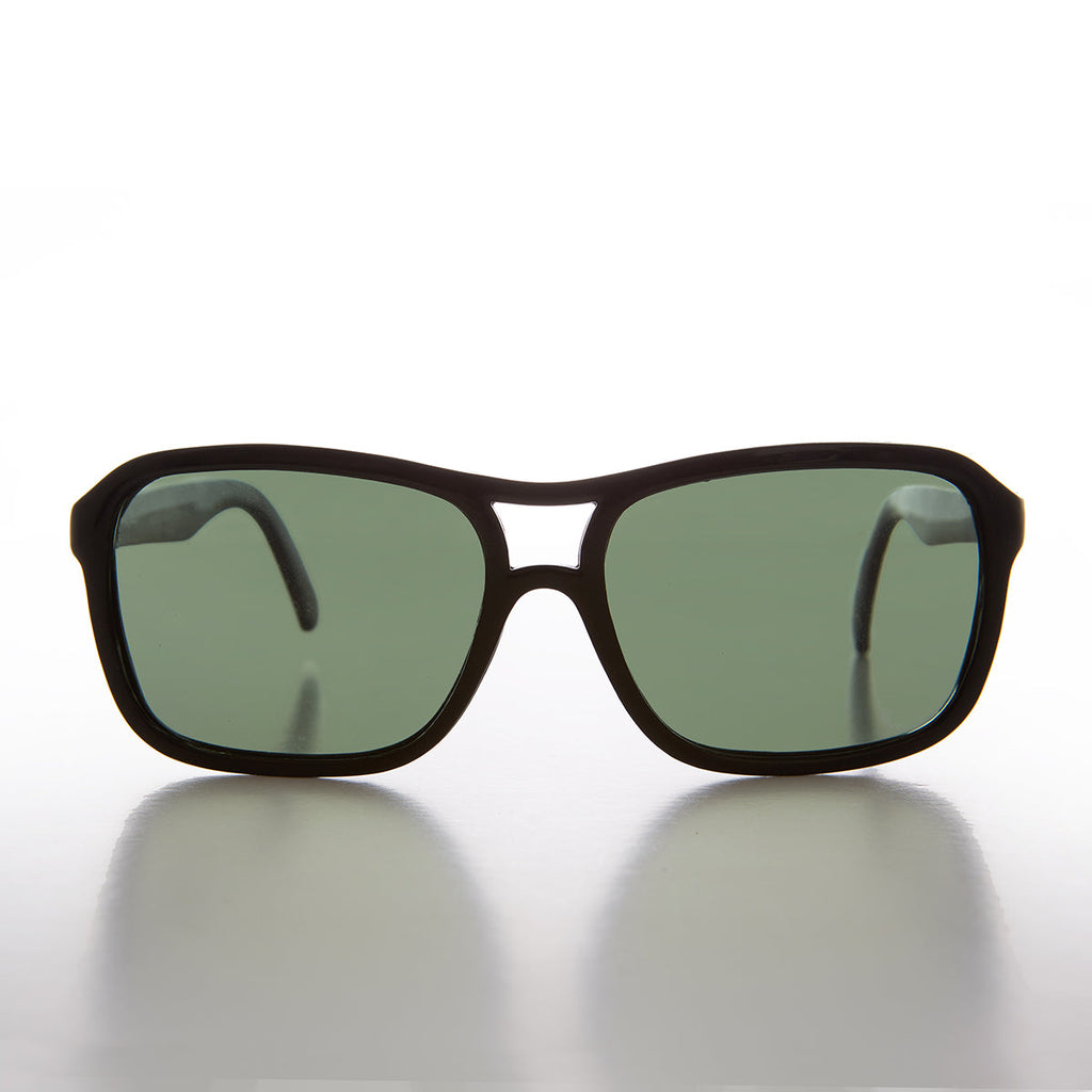 -Black / Green Lens-