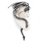 Crystal Dragon Ear Wrap, Alchemy Gothic (E330)--