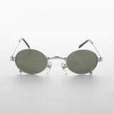 -Silver / Green Lens-