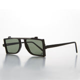 -Black / Green Lens-
