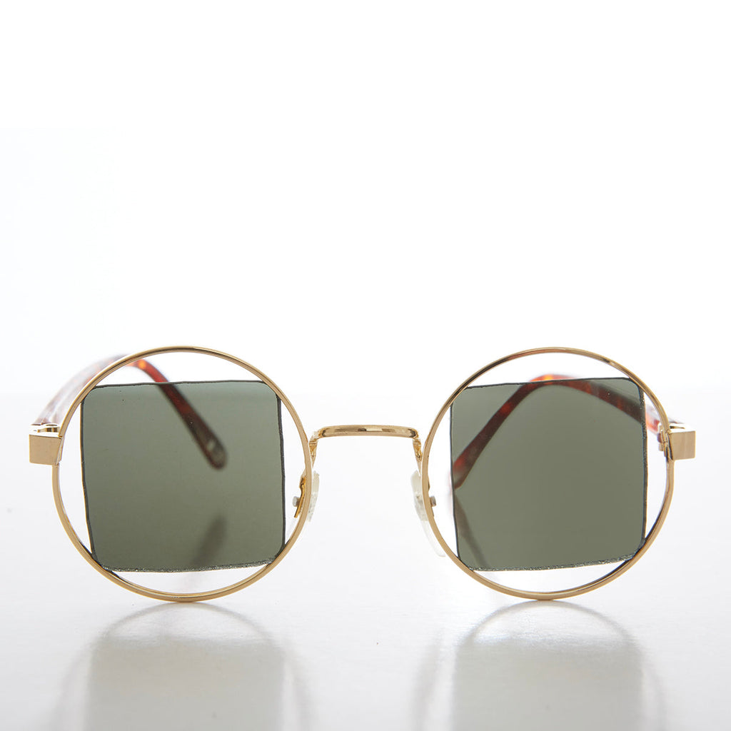 -Gold / Green Lens-