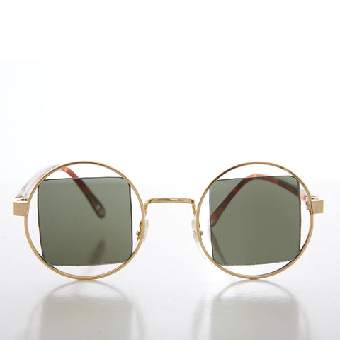 -Gold / Green Lens-