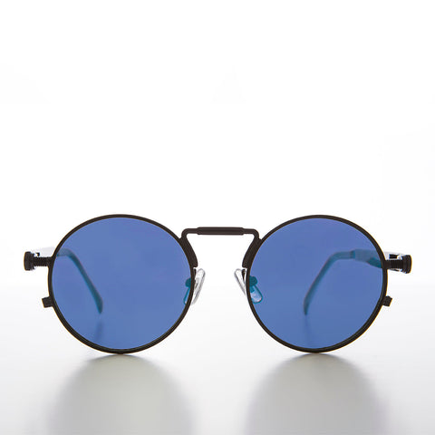 -Black / Blue Lens-