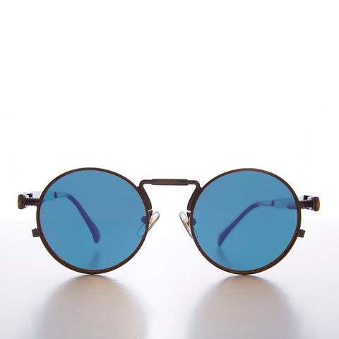 -Bronze / Blue Lens-