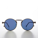 -Gunmetal / Blue Lens-
