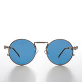 -Silver / Blue Lens-