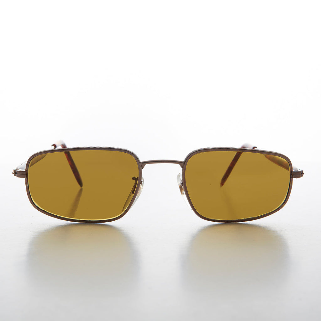 -Rose Gold / Brown Lens-