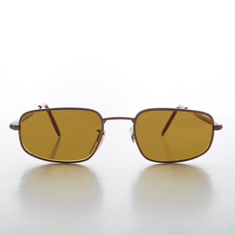 -Rose Gold / Brown Lens-