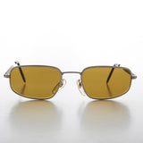 -Silver / Brown Lens-