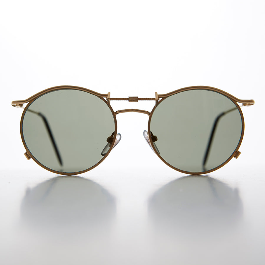 -Gold / Green Lens-