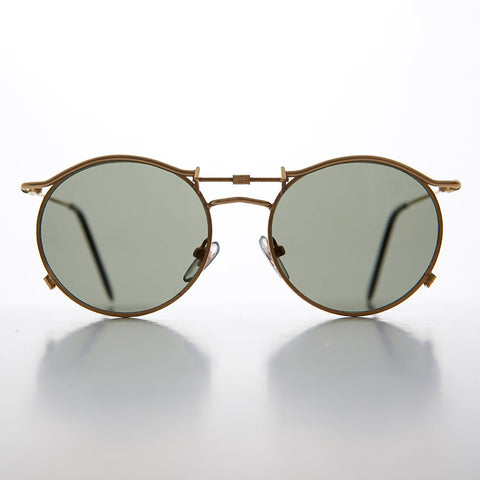 -Gold / Green Lens-