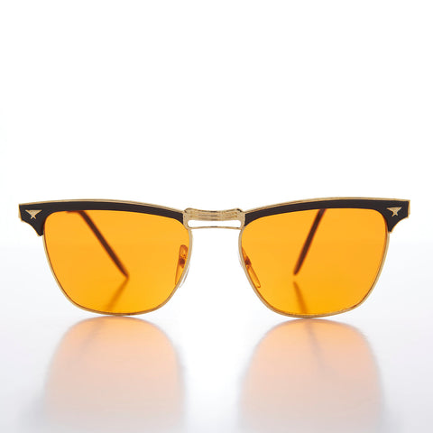 -Black / Amber Lens-