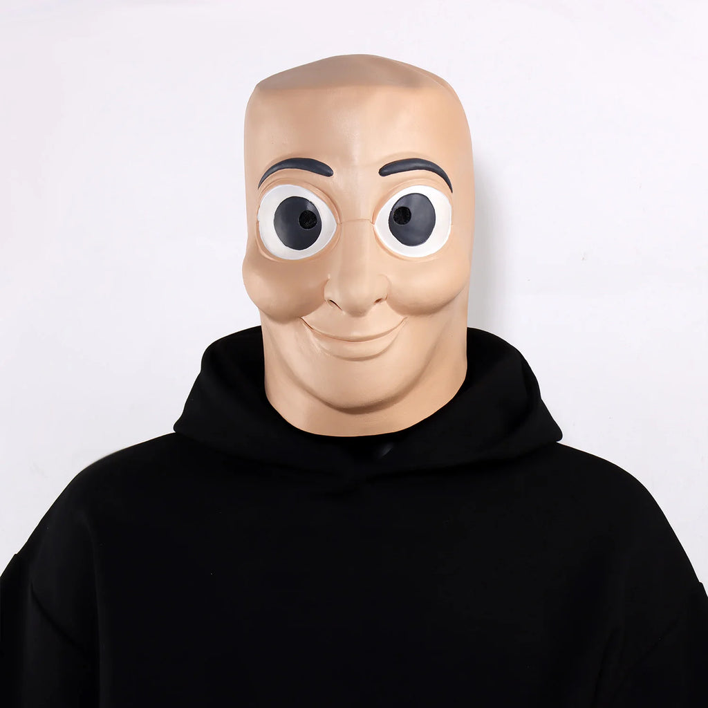 -Tung Sahur meme mask. One size fits most. Avg delivery to USA in 2-3 weeks. funny Italian brainrot dance character meme cosplay popular weird halloween costume-