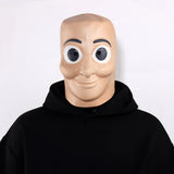 -Tung Sahur meme mask. One size fits most. Avg delivery to USA in 2-3 weeks. funny Italian brainrot dance character meme cosplay popular weird halloween costume-